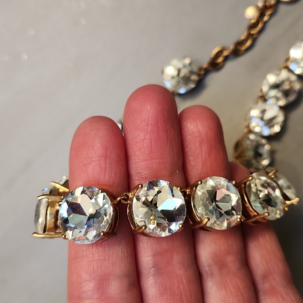 Ann Taylor Crystal Statement Necklace